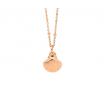 Ellani Rose Plated Stainless Steel Shell Pendant image