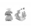 Karen Walker Stg Oak Leaf Earrings image