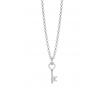 Karen Walker Stg Monogram Key Necklace image