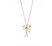 Karen Walker Stg/9ct Yellow Gold Mini Girl With A Bow Necklace image