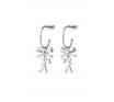 Karen Walker Stg Mini Girl With A Bow Hoop Earrings image