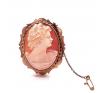 9ct Rose Cameo Brooch image