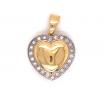 18ct Diamond Heart Pendant TDW 0.28ct image