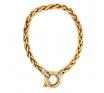 18ct 20cm Two Tone Wheatshef Bolt Ring Bracelet image