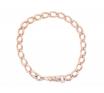 15ct Rose Gold Vintage Curb Bracelet image