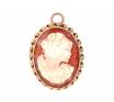 9ct Twist Edge Cameo Brooch image