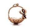 3712987 9ct Garnet Pearl Basket Lon 1963 64 image