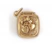 9ct CZ Ring Box Charm  image