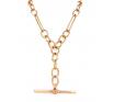 9ct 54cm 3:1 Figaro Fob Chain image