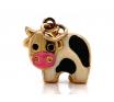 9ct Enamel Cow Charm image