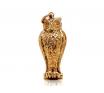 9ct Standing Owl Charm - Hollow image