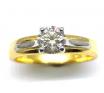 18ct Diamond Solitaire Ring TDW 0.55CT image