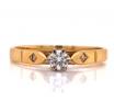 18ct Diamond Solitaire Ring TDW 0.13ct image