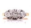 18ct Three Diamond Ring TDW 0.56ct image