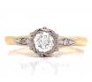 18ct Diamond Solitaire Ring TDW 0.35ct image