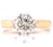 18ct Diamond Solitaire Ring TDW 1.04ct image