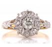 18ct Diamond Cluster Ring TDW 0.33ct image