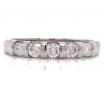 9ct White Gold Five Diamond Ring TDW 0.50ct image