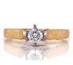 18ct Diamond Solitaire Ring TDW 0.22ct image