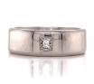 10ct White Gold Princess Diamond Ring TDW 0.15ct image