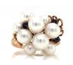 14ct Akoya Pearl Sapphire Ring image