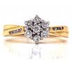 18ct Diamond Cluster Ring TDW 0.31ct image