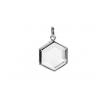 Stow Sterling Silver Medium Hexagon Faceted Locket image