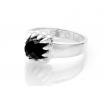 Stolen Girlfriends Club Baby Claw Ring - Onyx image