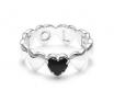 Stolen Girlfriends Club Band Of Hearts Ring - Onyx image