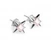 Stolen Girlfriends Club Stg Rose Quartz Cosmic Spike Earrings image