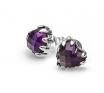 Stolen Girlfriends Club Stg Love Claw Earrings - Dark Amethyst image