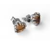 Stolen Girlfriends Club Stg Love Claw Studs - Citrine image