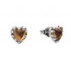 480359 Stolen Girlfriends Club Sterling Silver Orange Citrine Love Claw Earring image