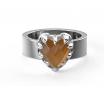 Stolen Girlfriends Club Stg Love Claw Ring - Citrine image