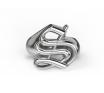 Stolen Girlfriends Club Sterling Silver Old English Signet Ring image