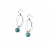 La Pierre Stg Amazonite Drop Earrings image