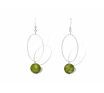 La Pierre Stg Fuchsite Drop Earrings image