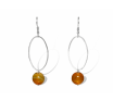 La Pierre Stg Carnelian Drop Earrings image