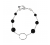 La Pierre Stg Matte Onyx Bead Bracelet image