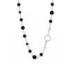 La Pierre Stg Matte Onyx Bead 50cm Necklace image