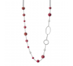 La Pierre Stg Pink Rhodochrosite Bead 85cm Necklace image