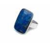 La Stele Stg Lapis Lazuli Rectangle Ring image