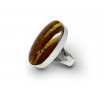 La Stele Stg Tigers Eye Oval Ring image