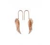 9ct Rose Gold Mini Cupids Wing Earrings KW417ER 9R image
