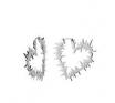 Karen Walker Stg Electric Heart Hoop Earrings image