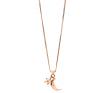 KW320PN Moon And Star Charm Necklace 9ct Rose Gold image