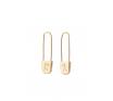 Karen Walker Gold Plated Stg Runaway Safety Pin Earrings image