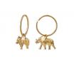 Karen Walker 9CT Gold Elephant Sleeper Earrings KW395ER 9Y2 image