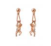 Karen Walker 9CT Rose Gold Orangutan Drop Earrings KW393ER 9R2 image