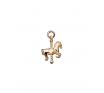 Karen Walker 9ct Gold Mini Carousel Horse Charm KW457 9Y image